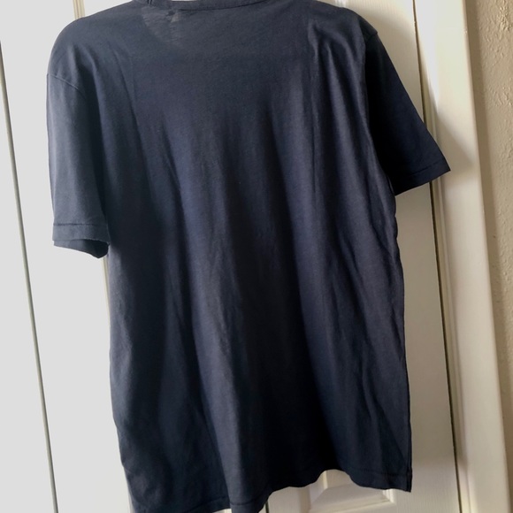 Lucky Brand SOFT faded blue racing tshirt NWT Med - Picture 5 of 5